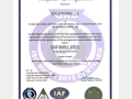 ISO certificate for quality management system